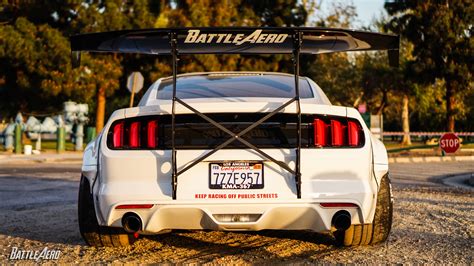 mustang chassis mount wing